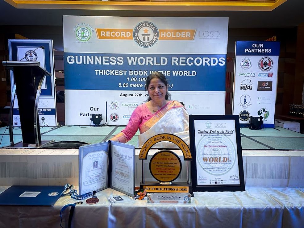 Dr. Zareena Sultana - Achievement