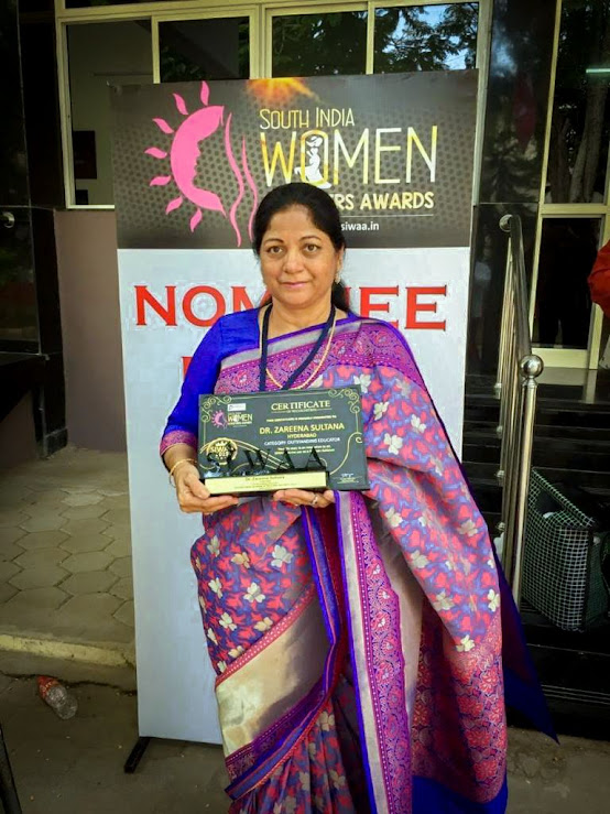 Dr. Zareena Sultana - Achievement